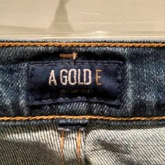 A GOLD E Boyfriend Jeans, Medium Wash, Size 27 - Picture 5 of 8